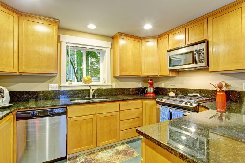 Maple Kitchen Cabinets Installation