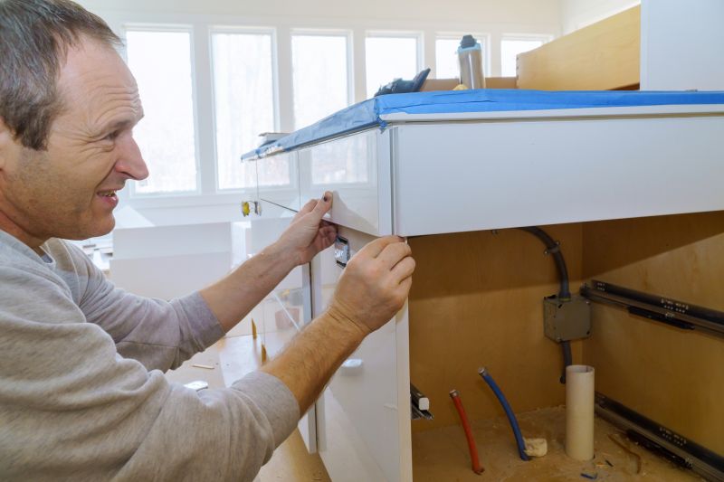 Professional Installing Maple Cabinets